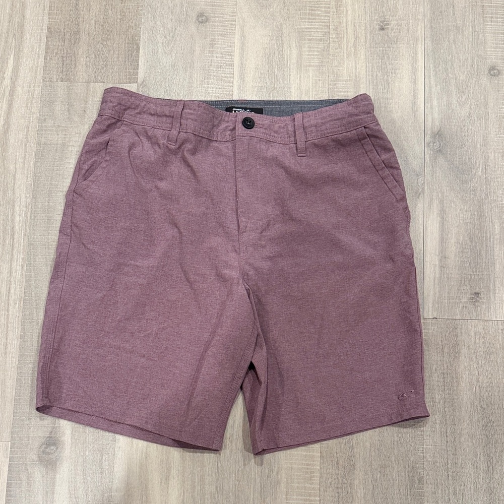 O'Neill Men's Mauve Flat Front Shorts